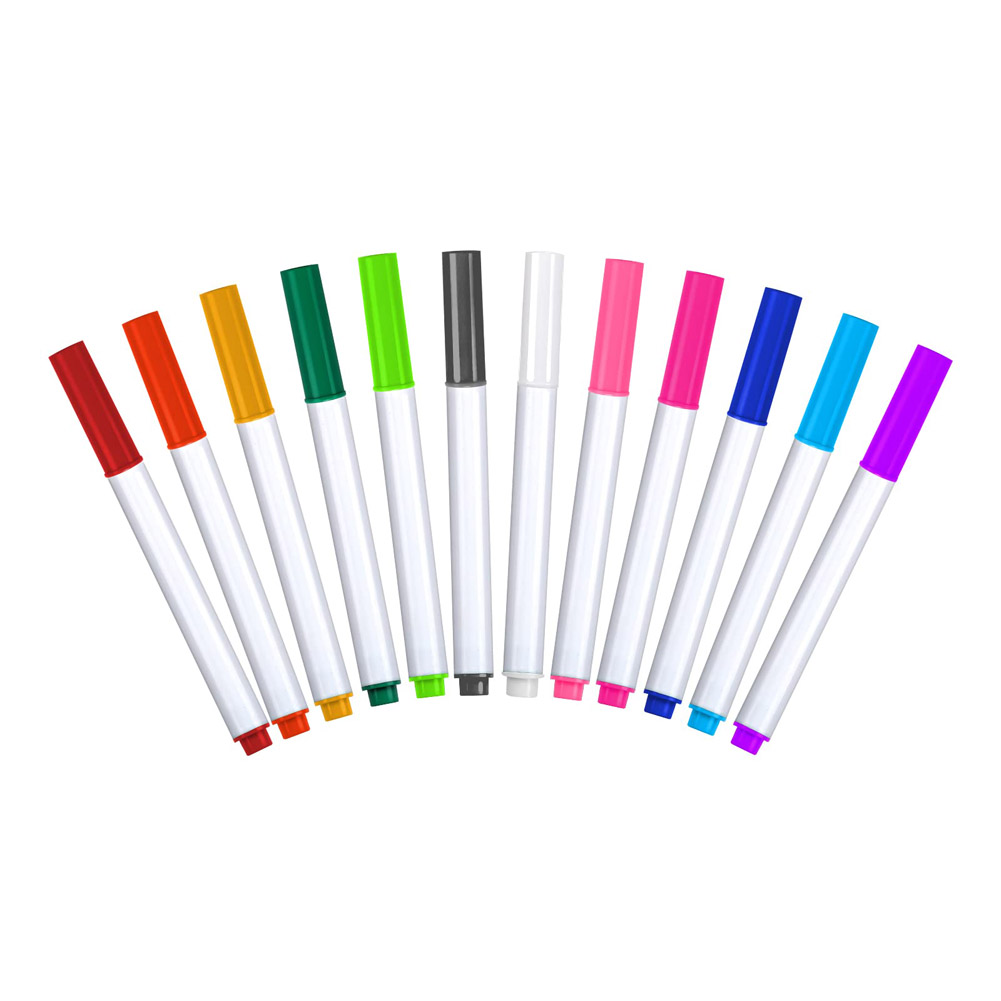 Dust Removal Sticker - 12 colori penne a gesso liquido