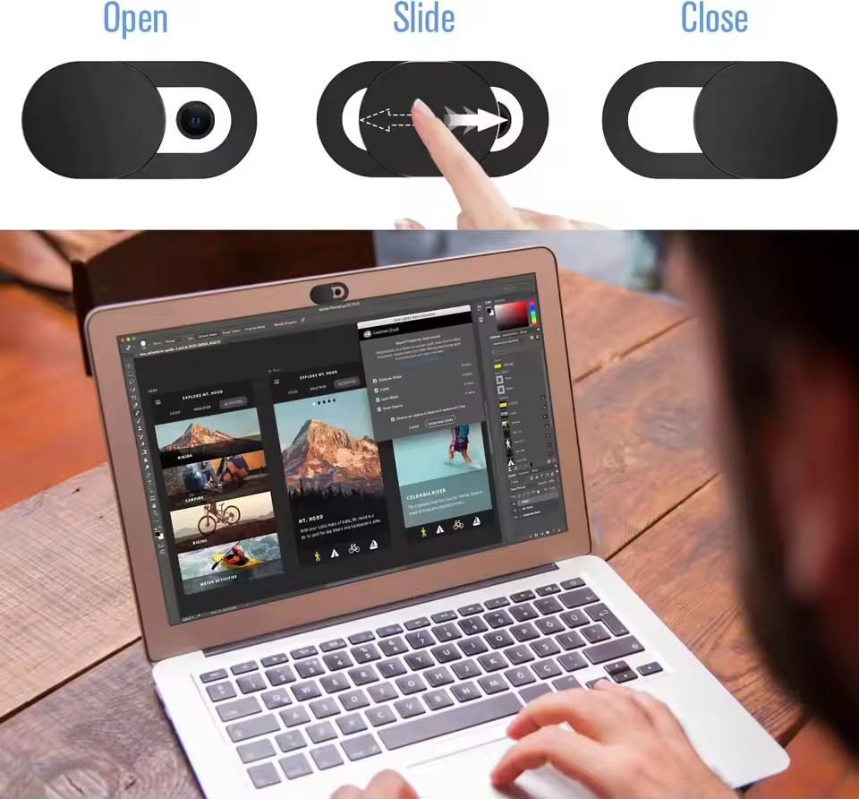 Copri Webcam per Laptop, Slide - Camera Lens Protector recensione e prezzo