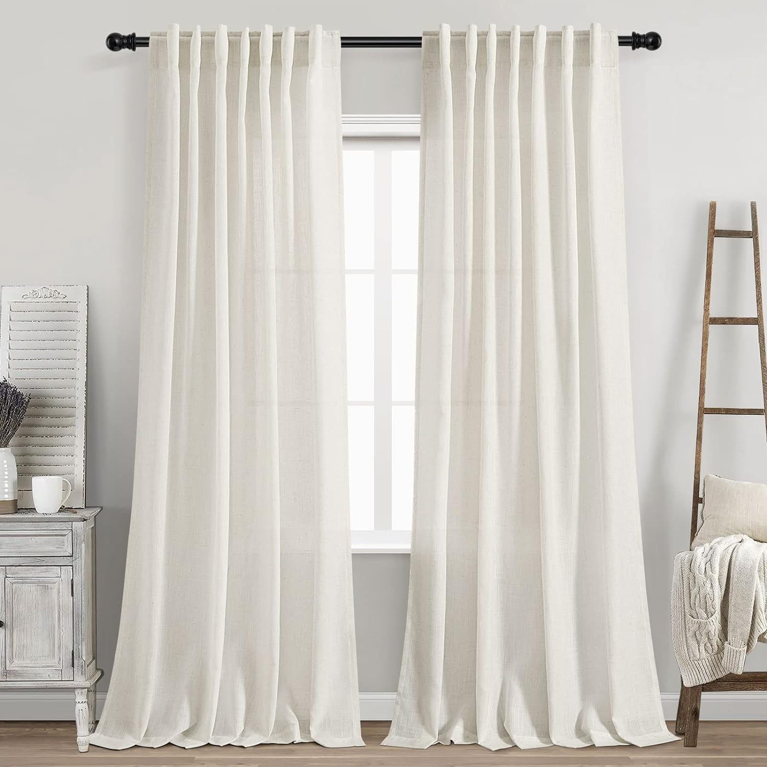 Tende in Lino Crema con Lingue - Privacy Filter 2Pack recensione e prezzo