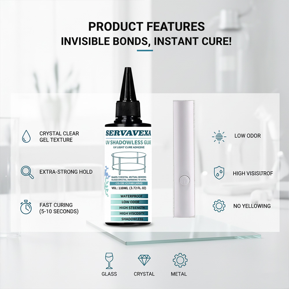 SERVAVEXA Kit Adesivo UV da 11 - Liquid Uv Glue Kit recensione e prezzo